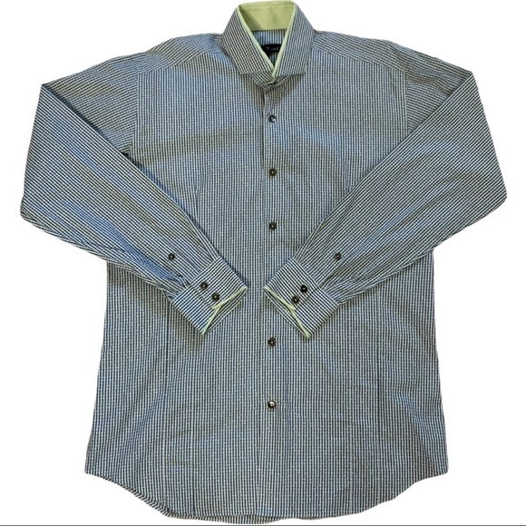 Bogosse Long Sleeve Botton Down Mens Shirt Medium - Picture 1 of 15